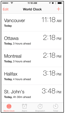 world clock app